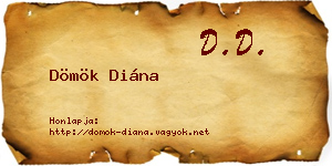 Dömök Diána névjegykártya